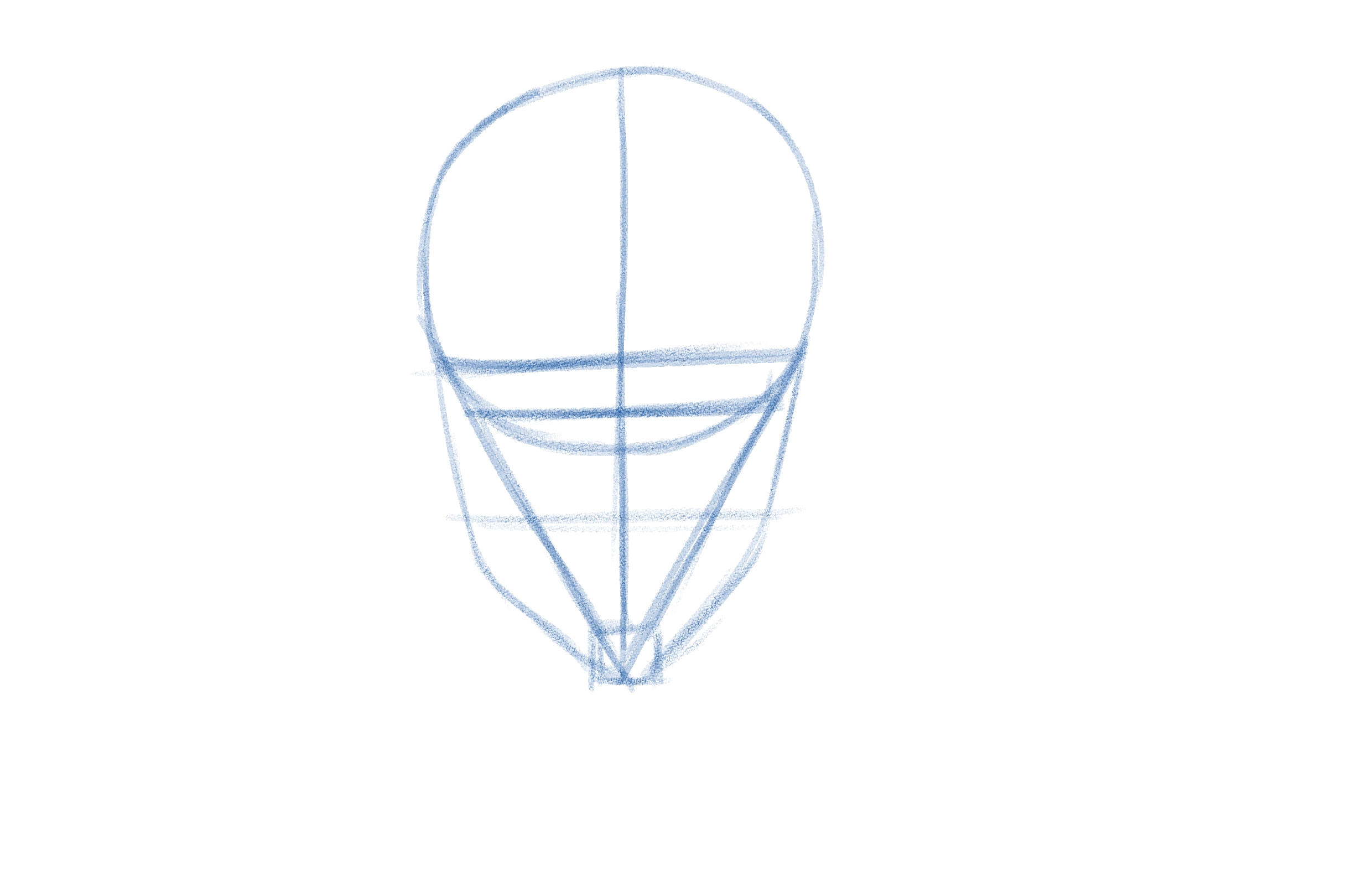 تعلم كيفية رسم وجه الانمي بالخطوات draw an anime face step by step