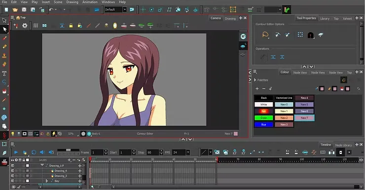 كيفية تحريك شعر الانمي بعظام التحريك بدون مجهود