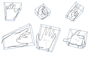 كيفية رسم يد الانمي How to draw anime hands