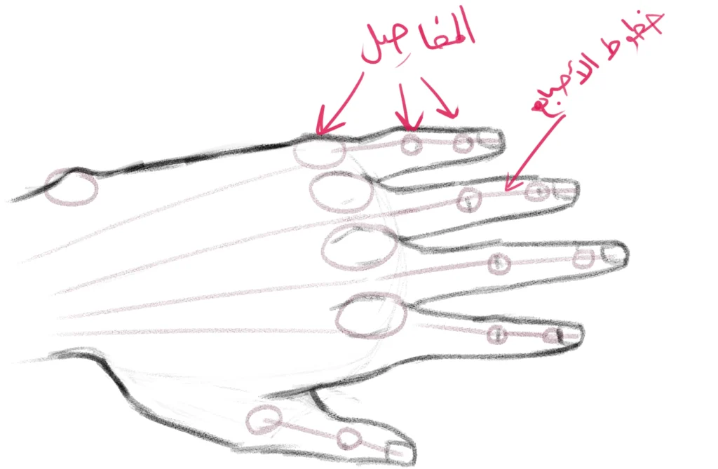 كيفية رسم يد الانمي How to draw anime hands