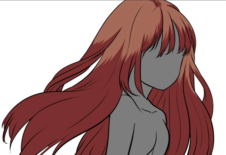 كيفية تلوين شعر الانمي بأسلوب مميز و إحترافي سهل
