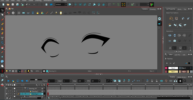 كيف تجعل عين انمي ترمش بالتون بوم How to make anime eyes blink with Toon Boom
