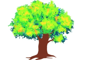 طريقة رسم شجرة انمي كاملة How to draw an anime tree