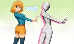 دليل احترافي : تحويل المجسم ثلاثي الأبعاد إلى انمي سمر ارت
