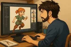 كيفية تصميم فلم انمي مثل الاستديوهات اليابانية مع سمر ارت