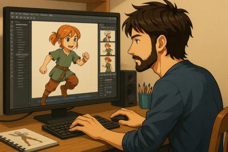 كيفية تصميم فلم انمي مثل الاستديوهات اليابانية مع سمر ارت