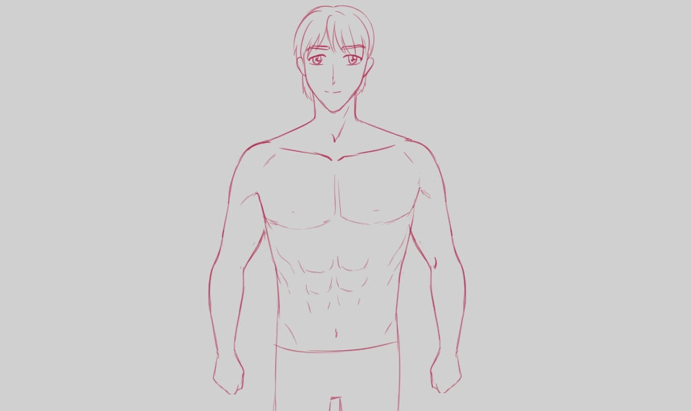 draw a male body in anime way كيفية رسم جسم الذكور بطريقة الانمي الصحيحة