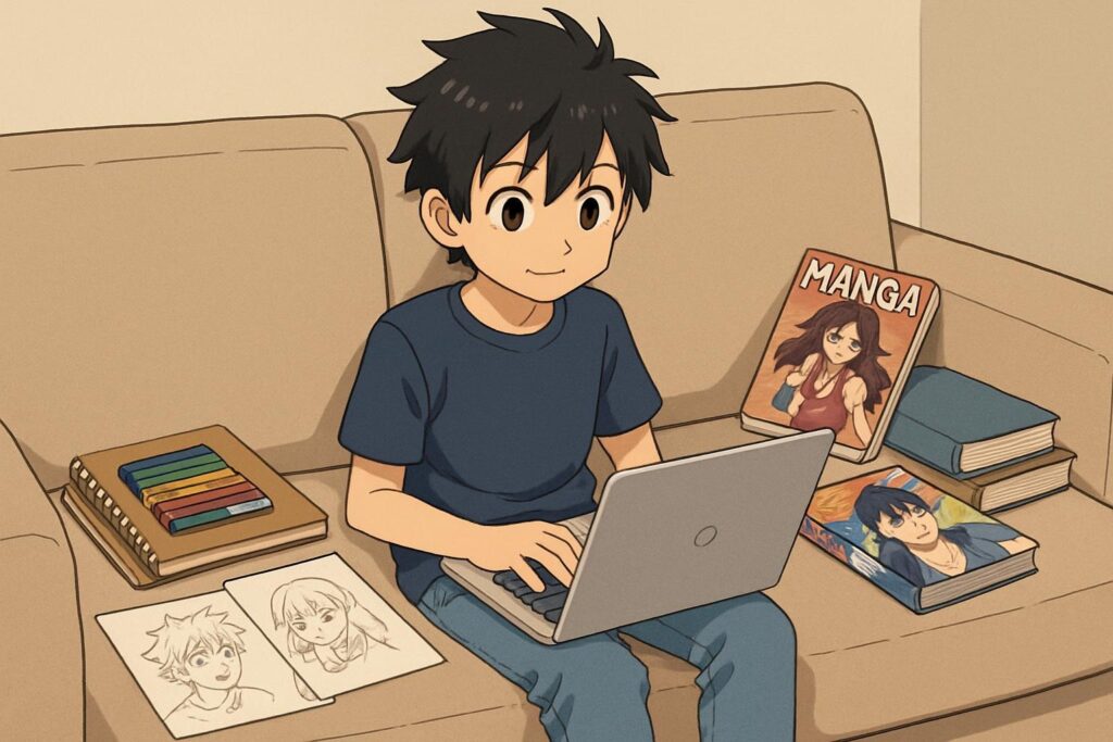 طريقة تصميم فلم انمي كامل بنفسك في بيتك سمر ارت