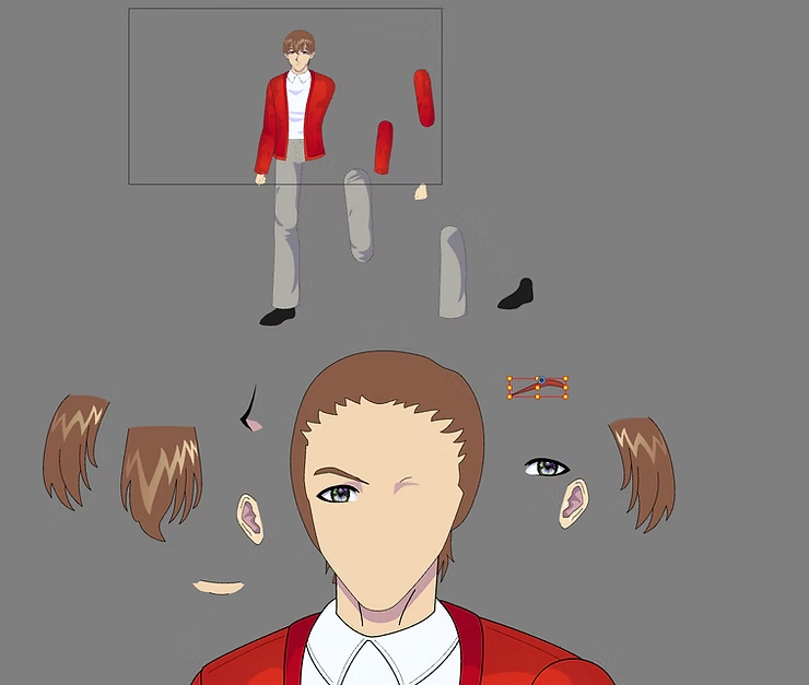 ريغ تون بوم هارموني تصميم شخصيات الانمي للتحريك