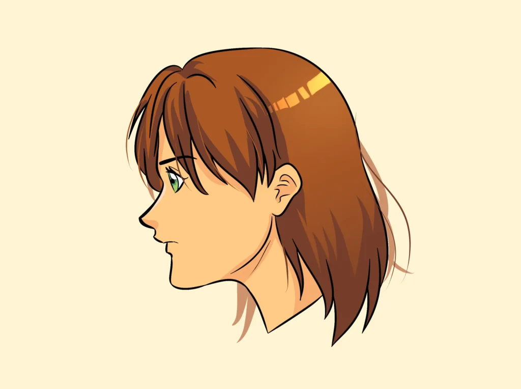احترف رسم وجه الانمي من الجانب بأسهل طريقة ممكنة مع سمر ارت