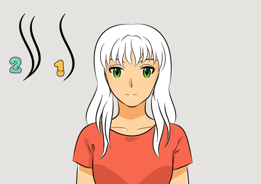 تعلم رسم شعر الانمي بشكل احترافي و سهل Hair drawing