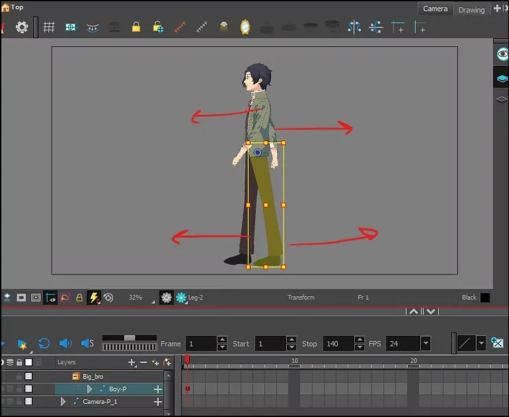 دليلك الشامل من أجل تحريك شخصية انمي تمشي بالعظام