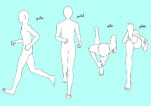 شرح رسم الجسم من زوايا مختلفة للرسامين المبتدئين سمر ارت
