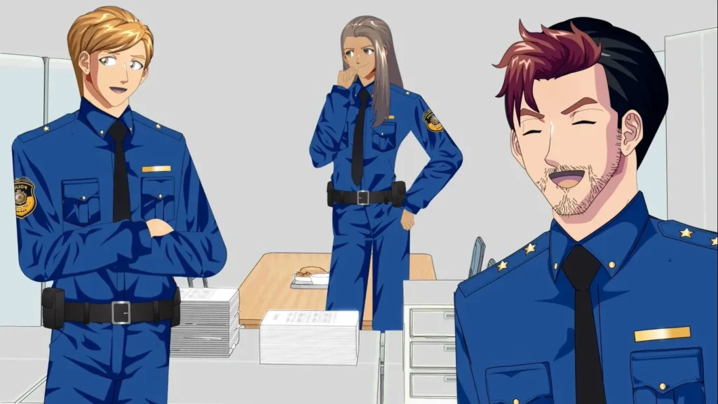 working on a new Police anime أعمل على انميشين جديد انمي بوليسي