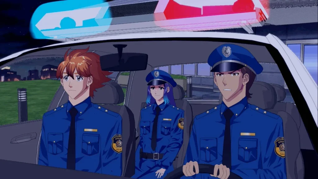 working on a new Police anime أعمل على انميشين جديد انمي بوليسي
