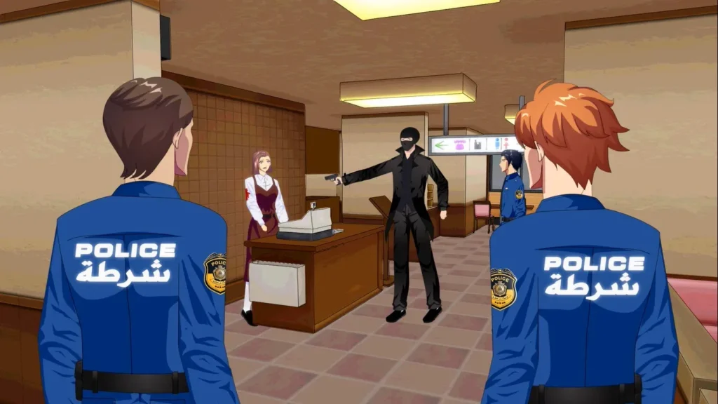 working on a new Police anime أعمل على انميشين جديد انمي بوليسي