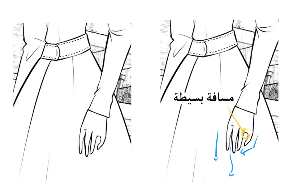 كيف تتقن رسم يد المانجا من الخلف من أجل المانجا مع سمر ارت