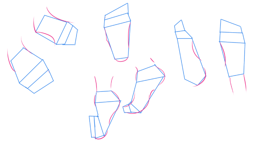 كيفية رسم الأقدام بأسلوب الانمي How to draw anime feet