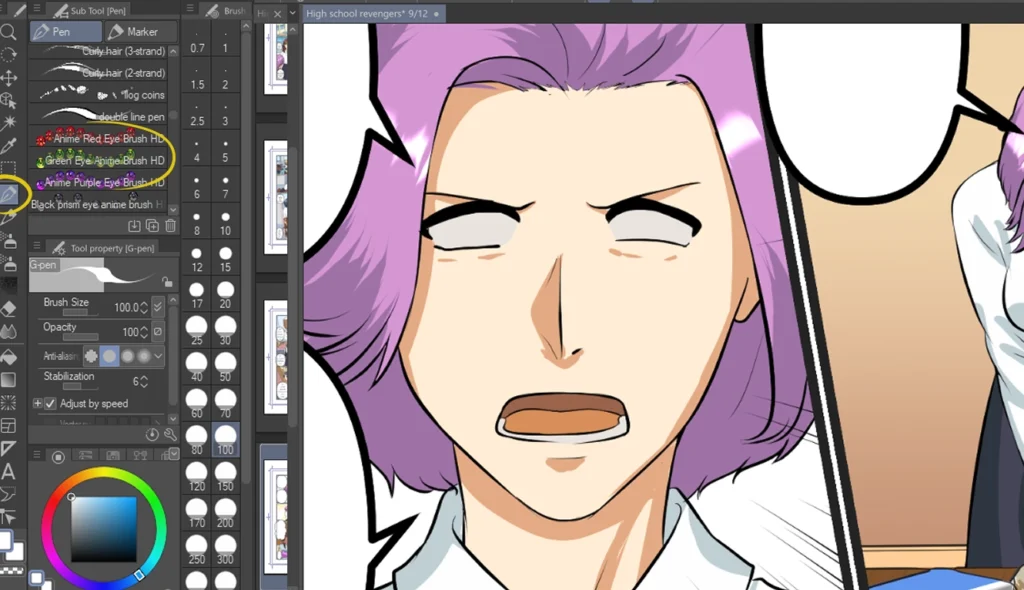 كيفية إضافة عدسات عيون واقعية دون رسمها How to add realistic eye lenses to Anime without drawing them?