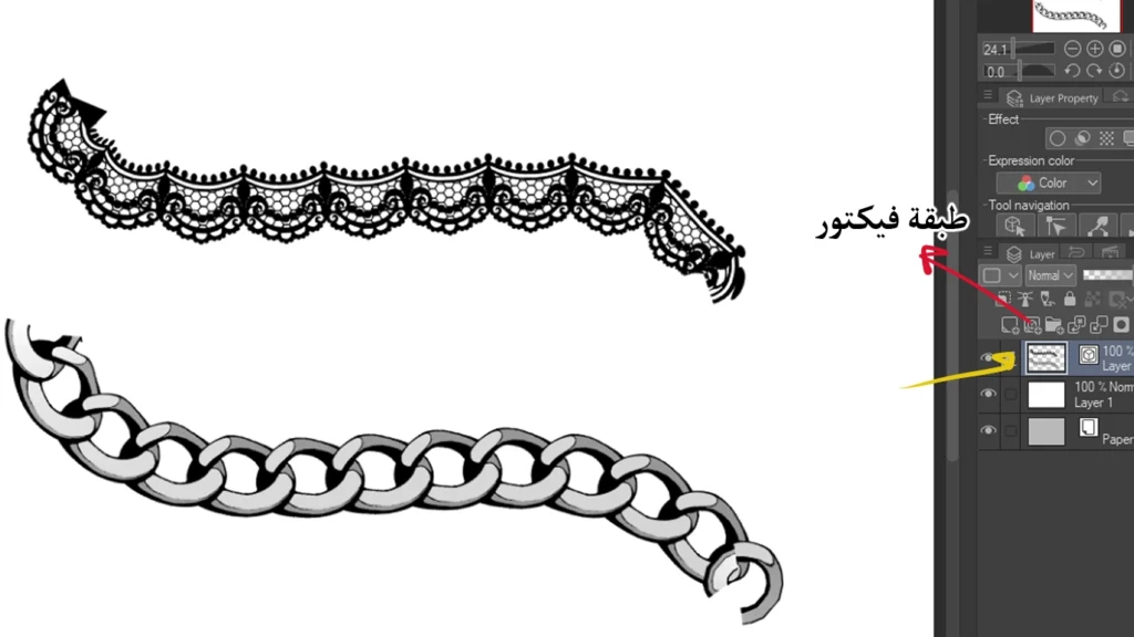 كيفية استخدام خطوط الفيكتور لتعديل رسومات المانجاUsing Vector Lines for Manga Artwork Editing