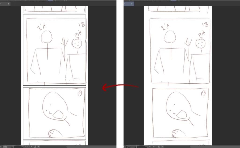 كيف تصمم لوحات مشاهد الويبتون و المانجا Creating Captivating Manga & Webtoon Panels
