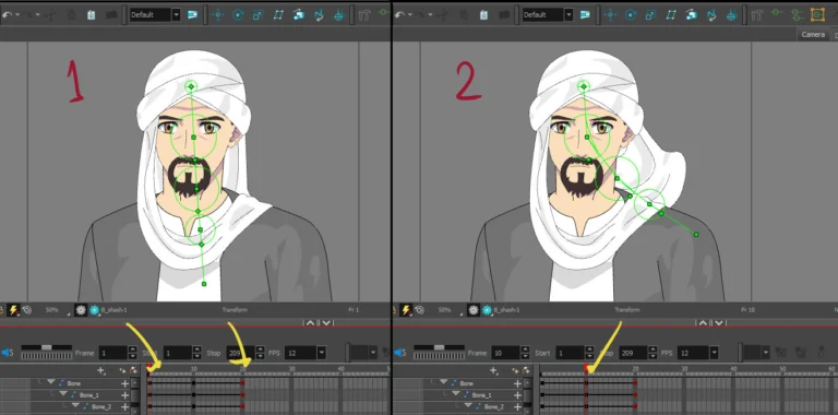 تعلم تحريك القماش بعظام التحريك في تون بوم هارموني Mastering Cloth Animation with Bone Deformers in Toon Boom Harmony