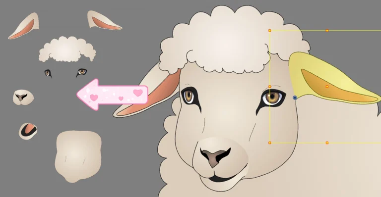 من الرسم إلى التحريك: ريغ خروف احترافي في تون بوم How to Build Animation Bones for an Anime Sheep Easily