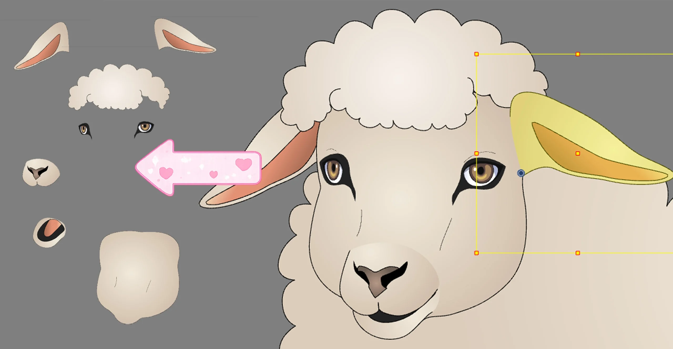 من الرسم إلى التحريك: ريغ خروف احترافي في تون بوم How to Build Animation Bones for an Anime Sheep Easily