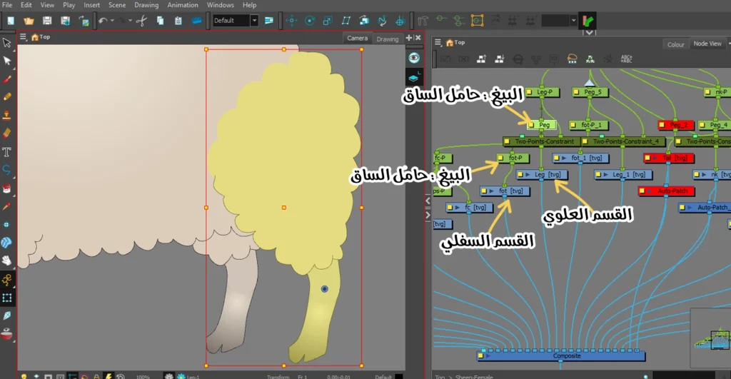 من الرسم إلى التحريك: ريغ خروف احترافي في تون بوم How to Build Animation Bones for an Anime Sheep Easily