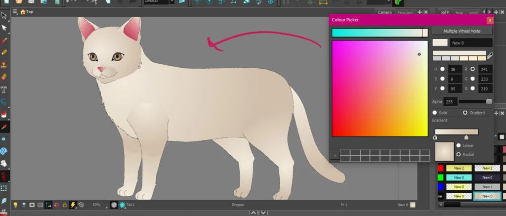 تحويل الخروف إلى قط مع الاحتفاظ بعظام التحريك Transforming a Sheep into a Cat While Preserving the Animation Rig