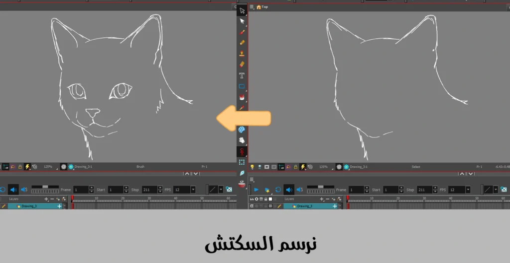 تحويل الخروف إلى قط مع الاحتفاظ بعظام التحريك Transforming a Sheep into a Cat While Preserving the Animation Rig