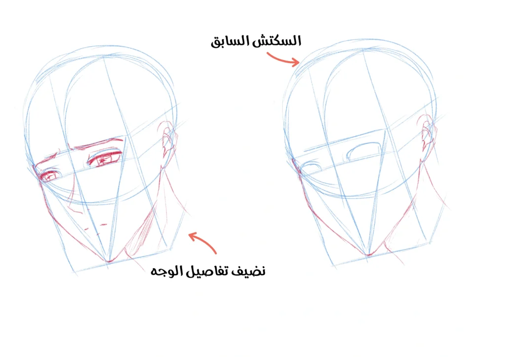 كيف ترسم تعابير الوجه الحزينة How to Draw Sad Facial Expressions