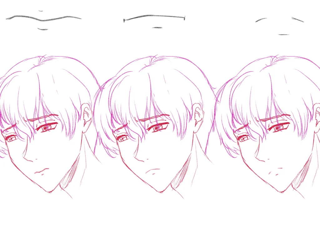 كيف ترسم تعابير الوجه الحزينة How to Draw Sad Facial Expressions