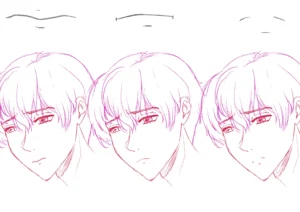 كيف ترسم تعابير الوجه الحزينة How to Draw Sad Facial Expressions