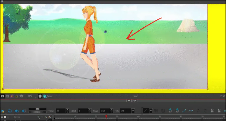 كيف اصمم شخصية انمي تمشي