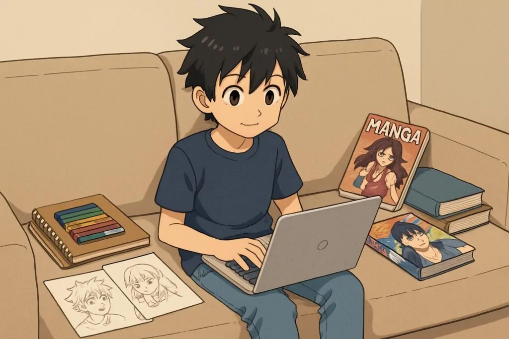 طريقة تصميم فلم انمي كامل بنفسك في بيتك سمر ارت